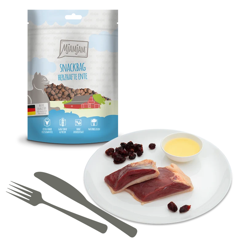 MjAMjAM Snackbag – herzhafte Ente