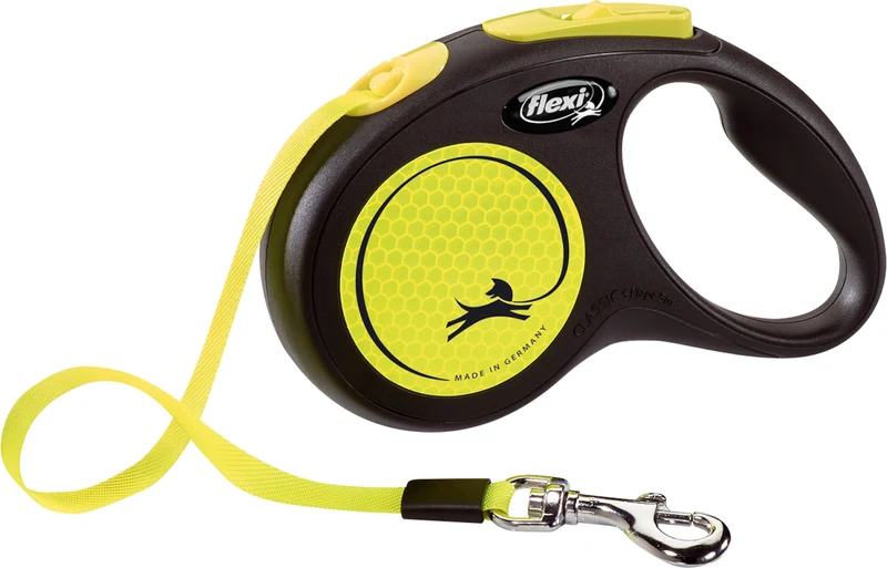 Flexi Roll-Leine New Neon – Sicher unterwegs mit maximaler Sichtbarkeit
