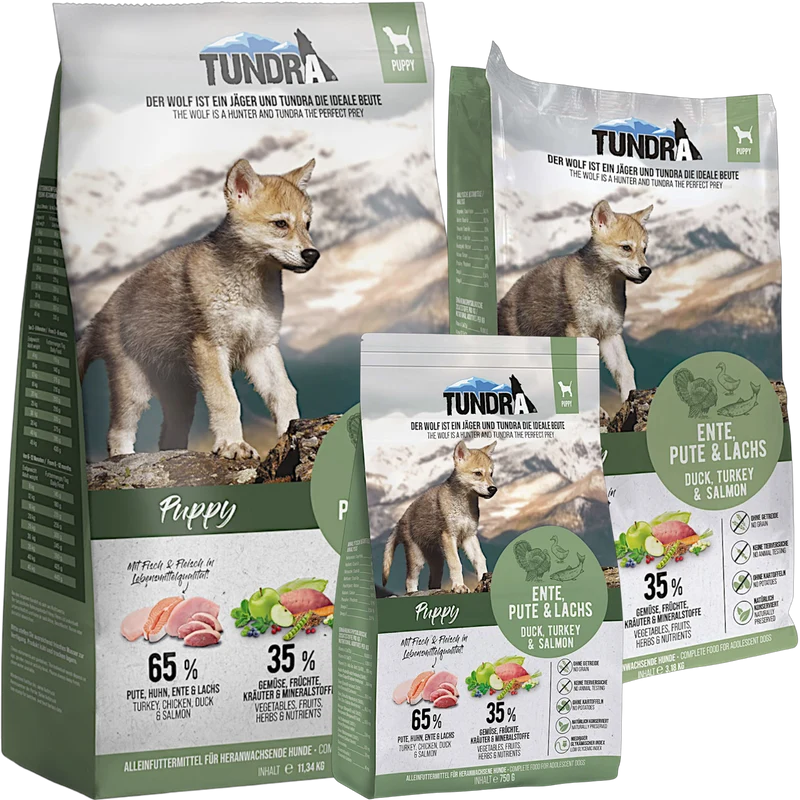 Tundra Dog - Ente, Pute & Lachs für Welpen