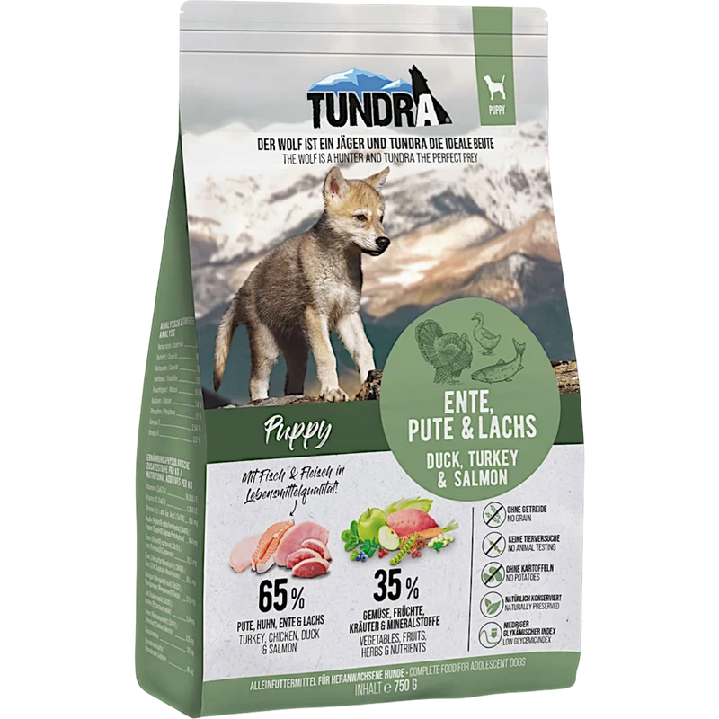 Tundra Dog - Ente, Pute & Lachs für Welpen