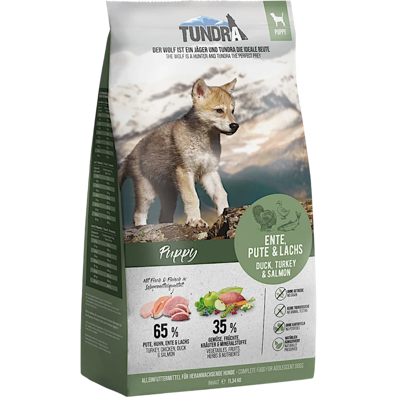 Tundra Dog - Ente, Pute & Lachs für Welpen