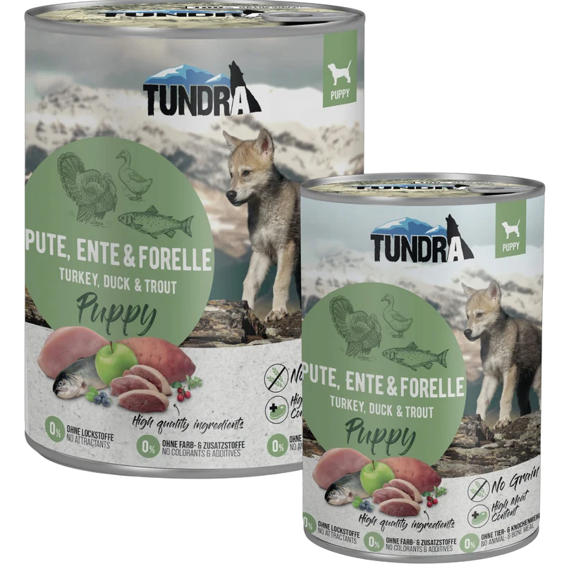 Tundra Dog - Pute, Ente & Forelle für Welpen