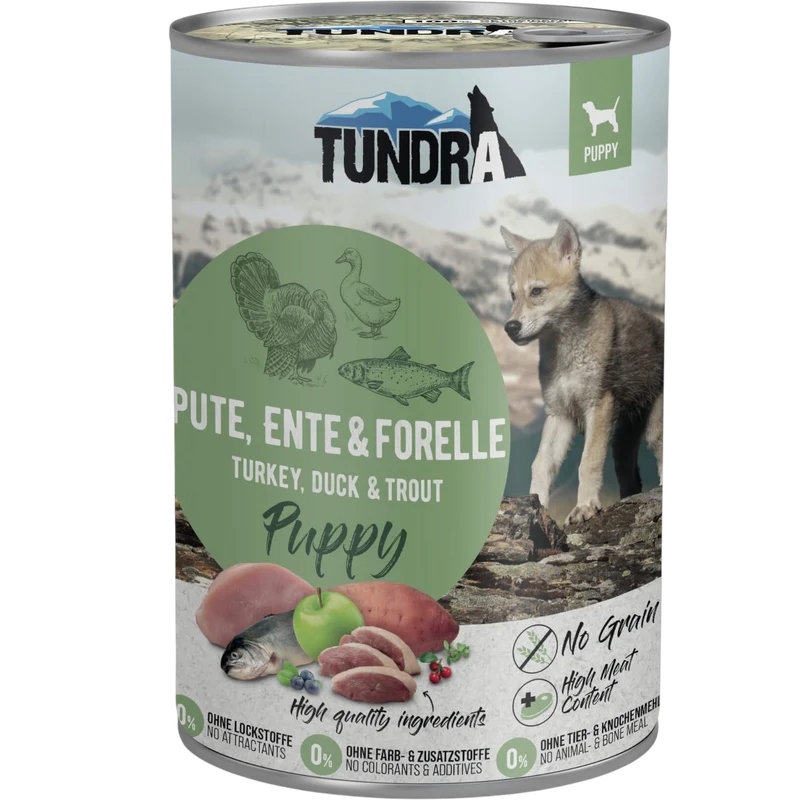 Tundra Dog - Pute, Ente & Forelle für Welpen