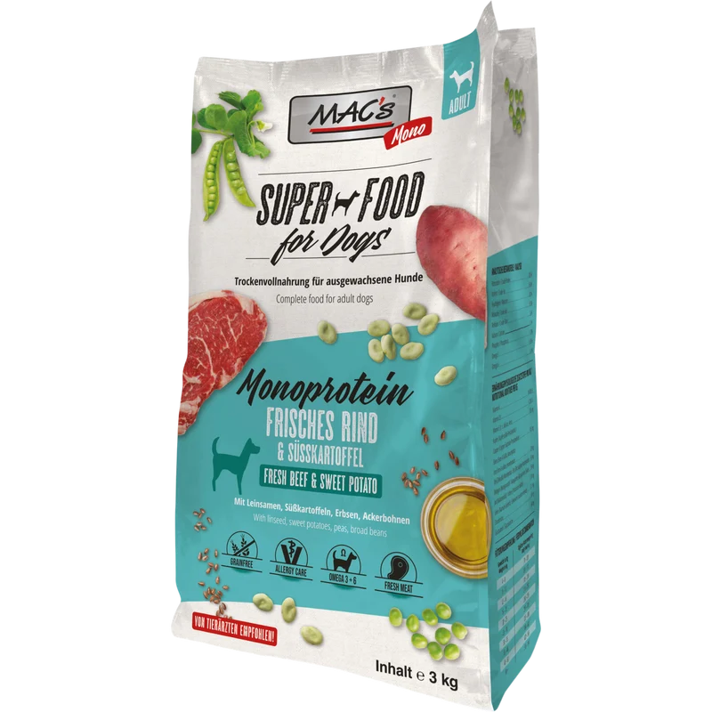 MAC’s Dog – Mono Frisches Rind & Süßkartoffel