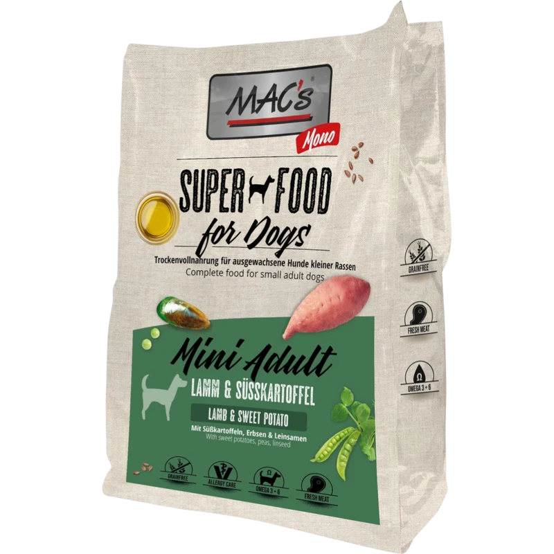 MAC’s Dog – Mono Mini Adult Frisches Lamm & Süßkartoffel