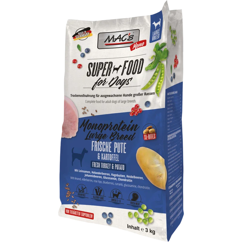 MAC’s Dog – Mono Large Breed Frische Pute & Kartoffel