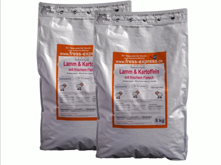 DUO Trockenfutter 16 kg: ( 2 x 8 kg )