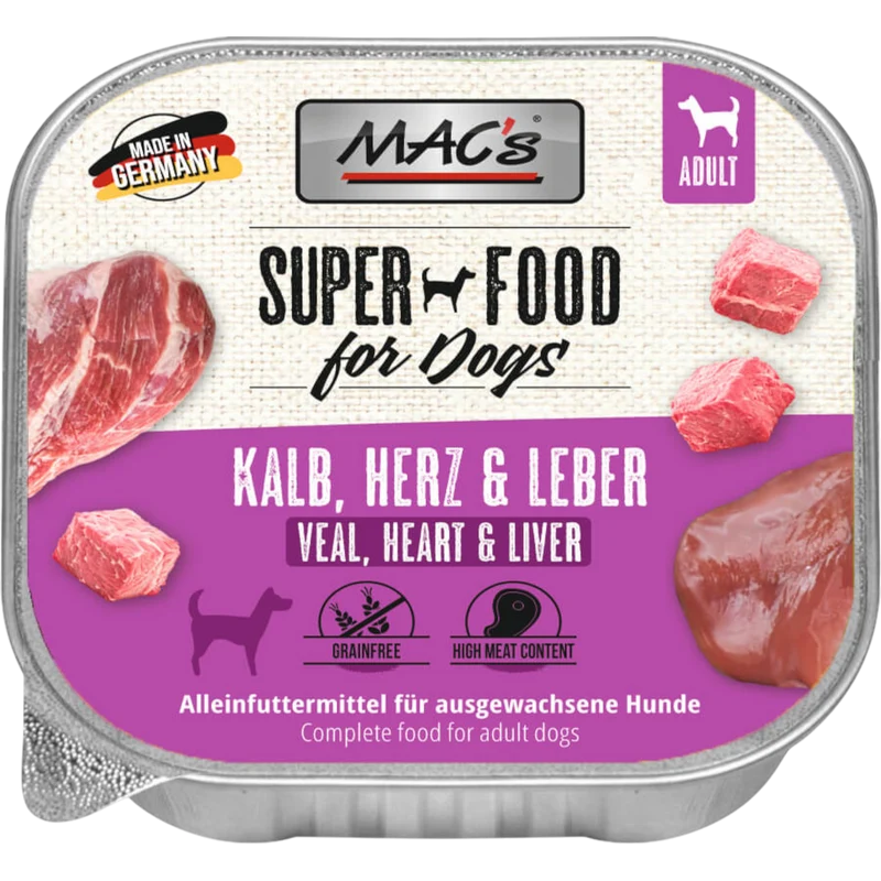 MAC’s Dog – Schale Kalb, Herz & Leber