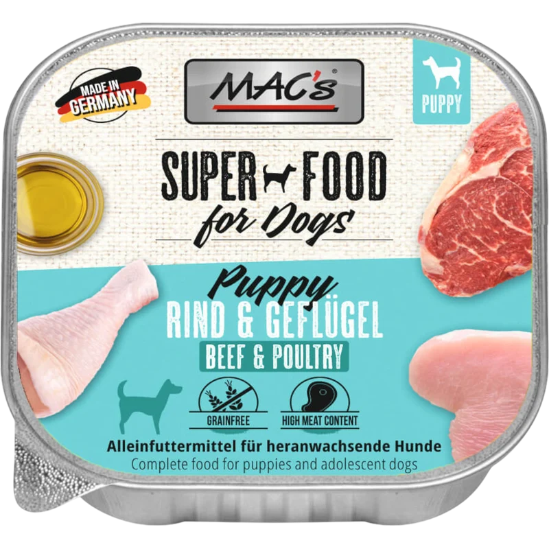 MAC’s Dog – Schale Puppy Rind & Geflügel