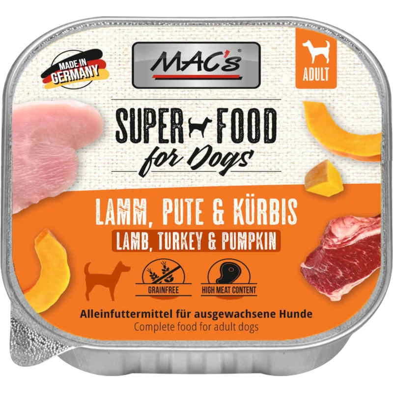 MAC’s Dog – Schale Lamm, Pute & Kürbis