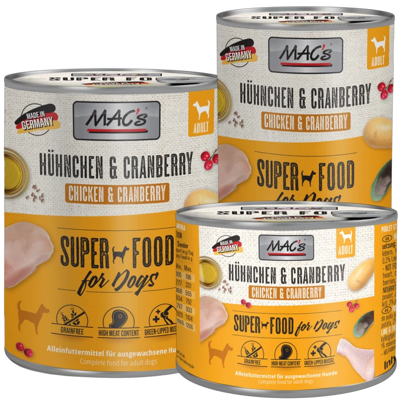 MAC’s Dog – Hühnchen & Cranberry