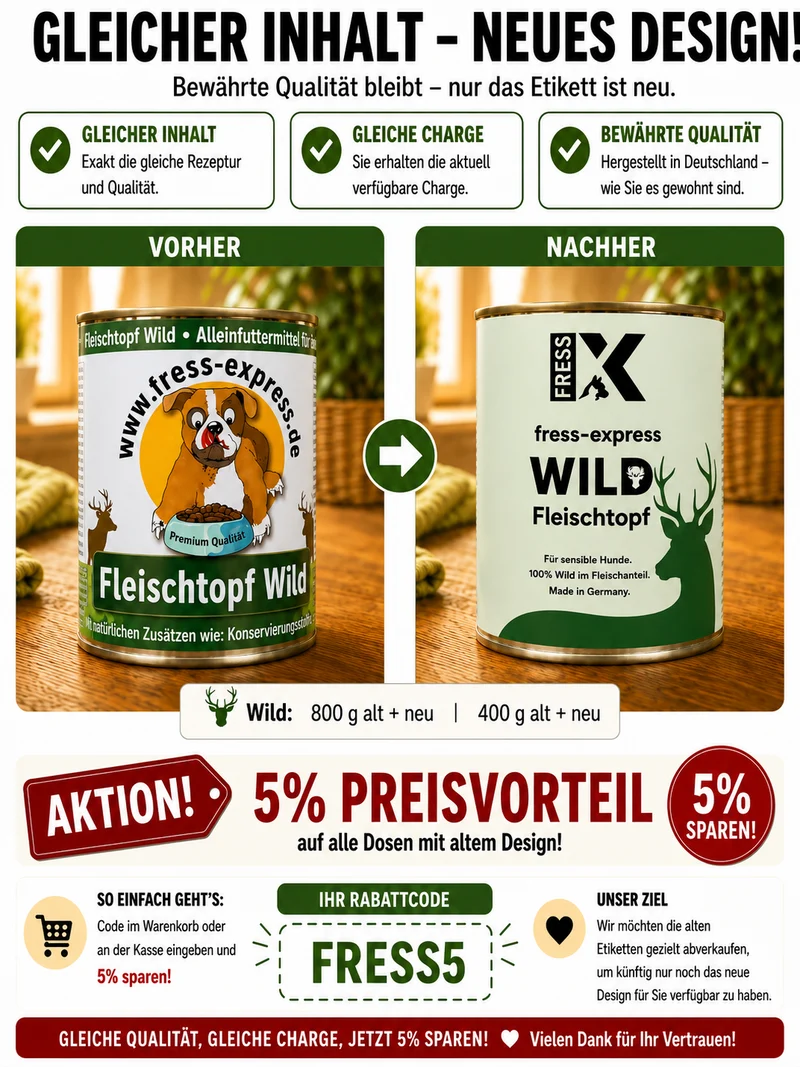 fress-express Fleischtopf Wild 400 + 800 g