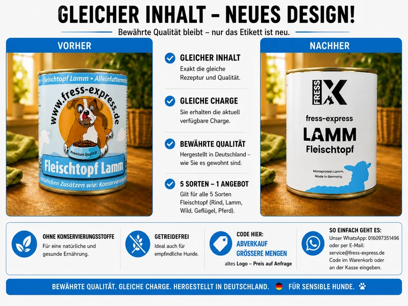 fress-express Fleischtopf Lamm 400 + 800g