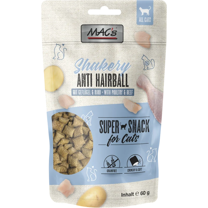 MAC’s Cat – Shakery Snacks Anti-Hairball