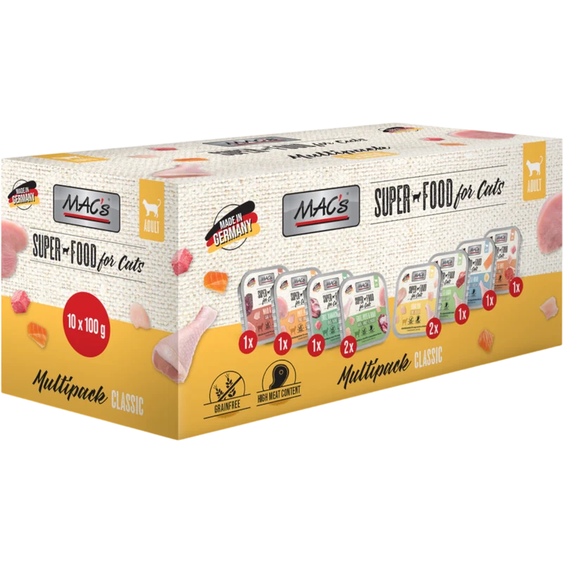 MAC’s Cat – Schale Multipack Klassik 10 × 100g