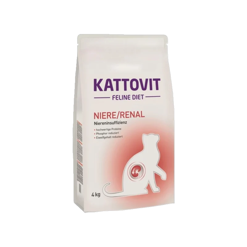 De Hun’nenhoff | Kattovit Feline Diet Niere/Renal – Spezielle Nierendiät für Katzen mit chronischer Niereninsuffizienz