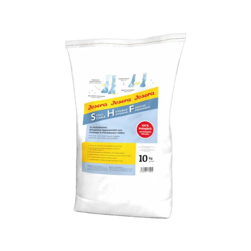 De Hun’nenhoff | Josera SHF – Biologisches Stallhygiene-Pulver für Frische & Gesundheit im Pferdestall