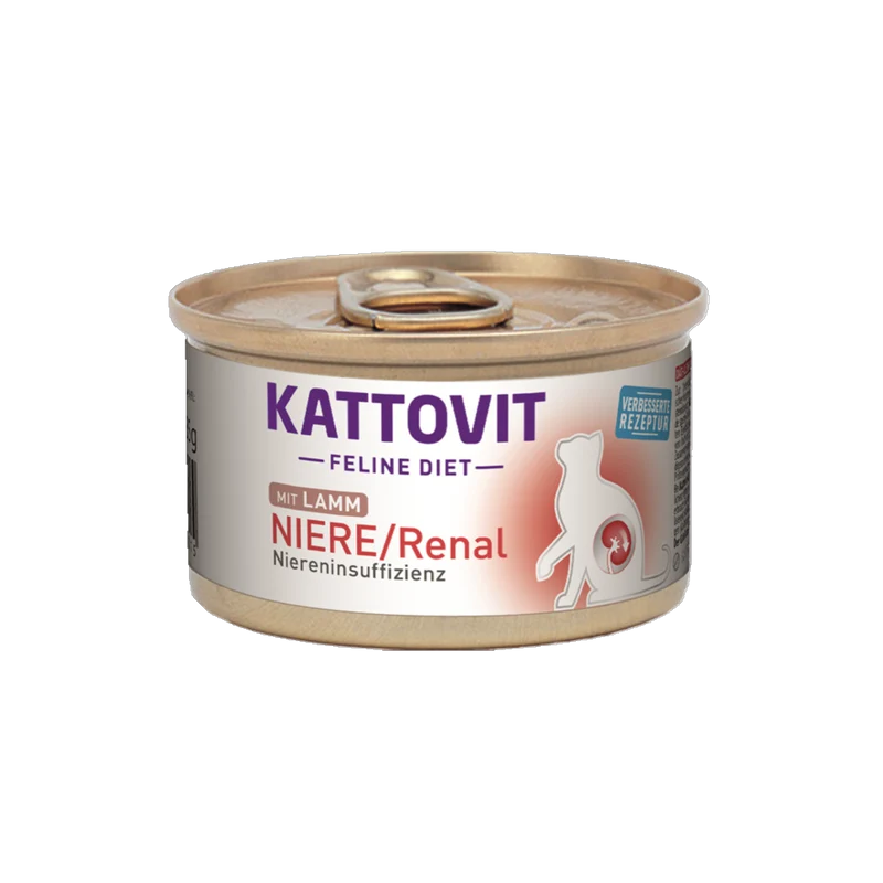 De Hun’nenhoff | Kattovit Feline Diet NIERE / Renal – Lamm – Diät-Nassfutter für nierenempfindliche Katzen