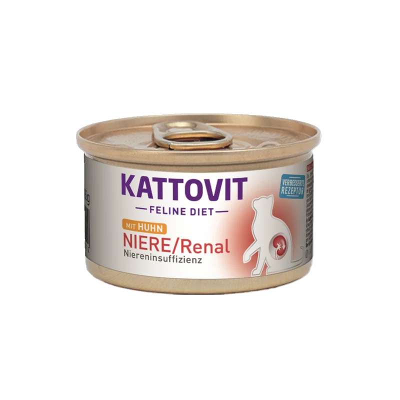 De Hun’nenhoff | Kattovit Feline Diet NIERE / Renal – Huhn – Diät-Nassfutter für nierenempfindliche Katzen