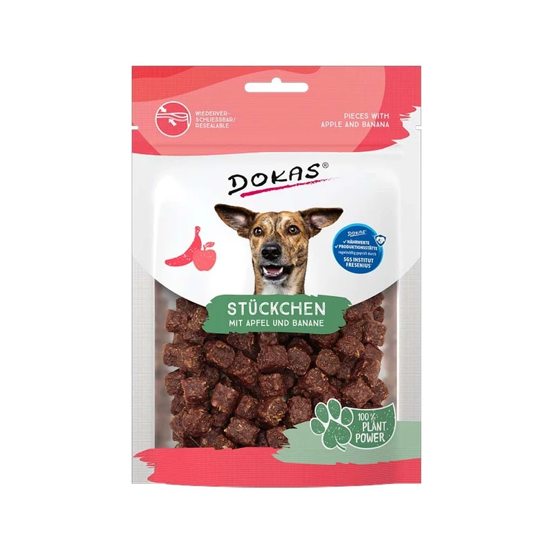 DOKAS Stückchen mit Apfel und Banane 105g