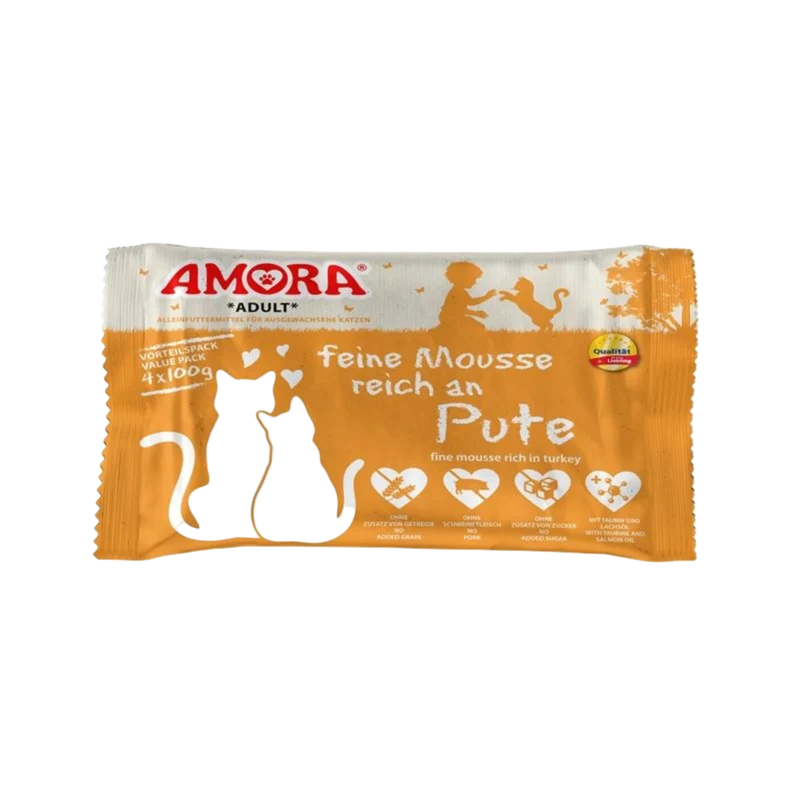 AMORA Feine Mousse Pute – Genussmomente für anspruchsvolle Fellnasen