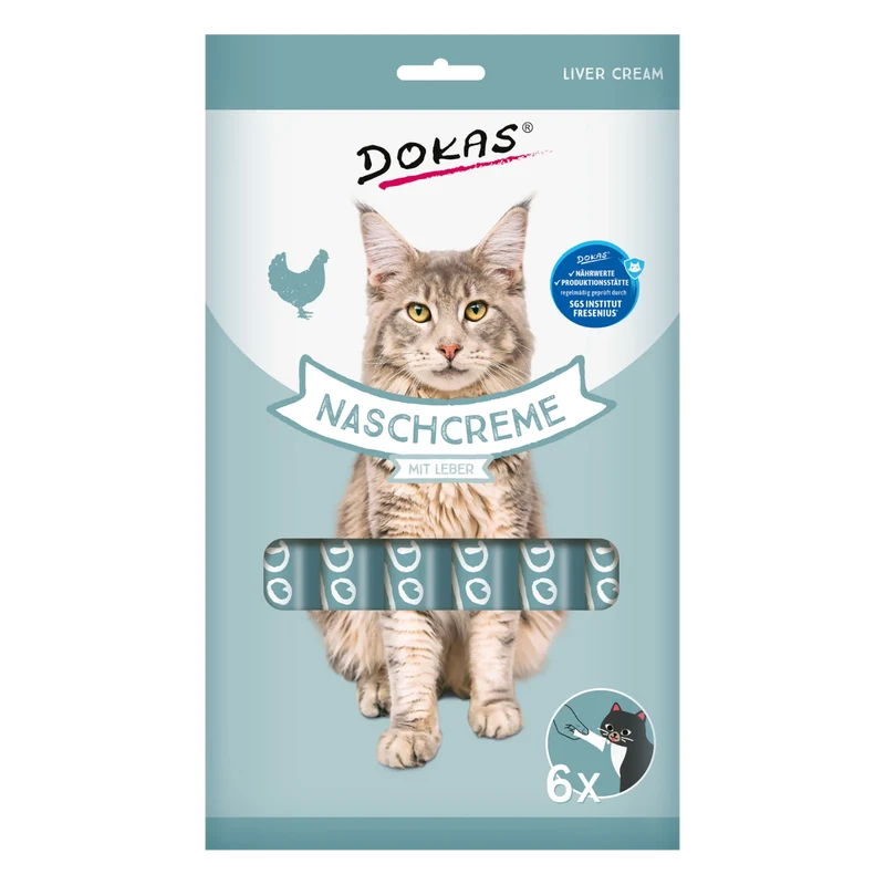 Dokas Cat - Nasch-Creme mit Leber