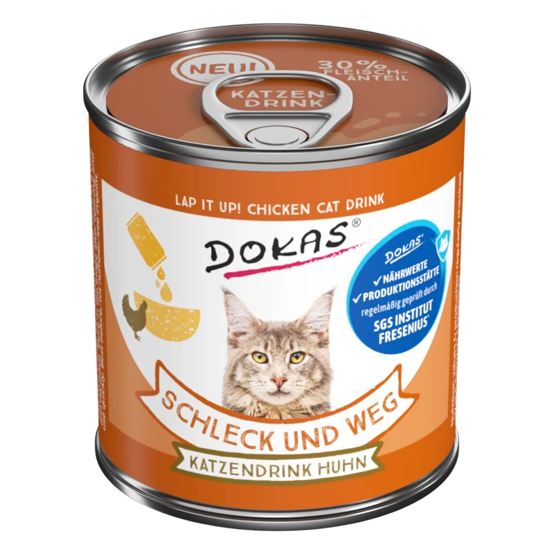 Dokas Cat - Schleck & weg Katzendrink Huhn