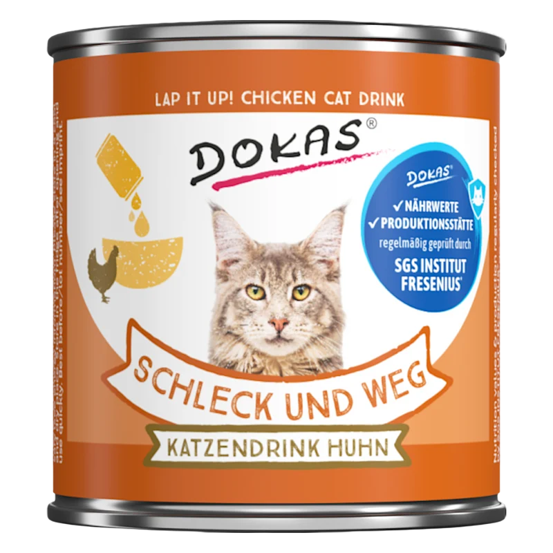 Dokas Cat - Schleck & weg Katzendrink Huhn