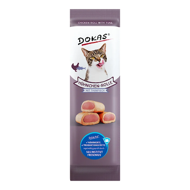 Dokas Cat - Hühnchen-Rolle mit Thunfisch