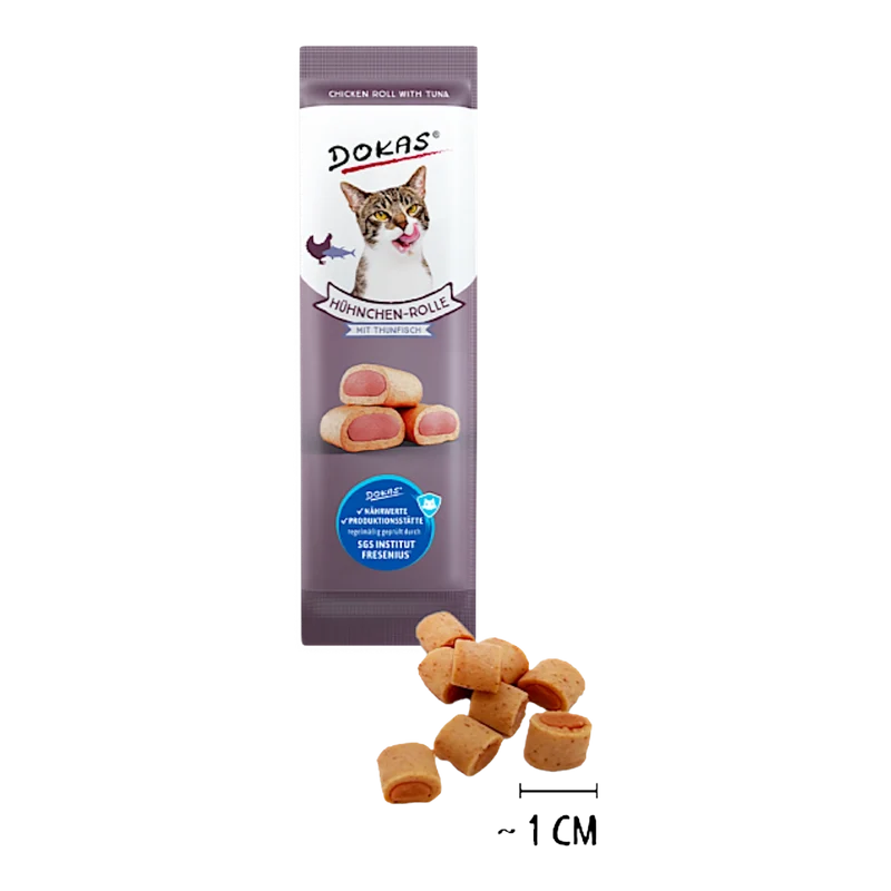 Dokas Cat - Hühnchen-Rolle mit Thunfisch