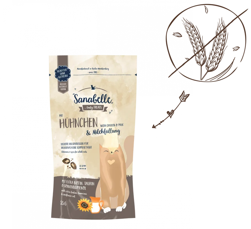 Sanabelle Knusperkissen Hühnchen & Milchfüllung