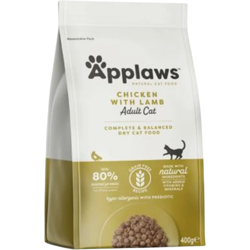 Applaws Cat Trockenfutter Huhn & Lamm – Getreidefreie Premium-Katzennahrung