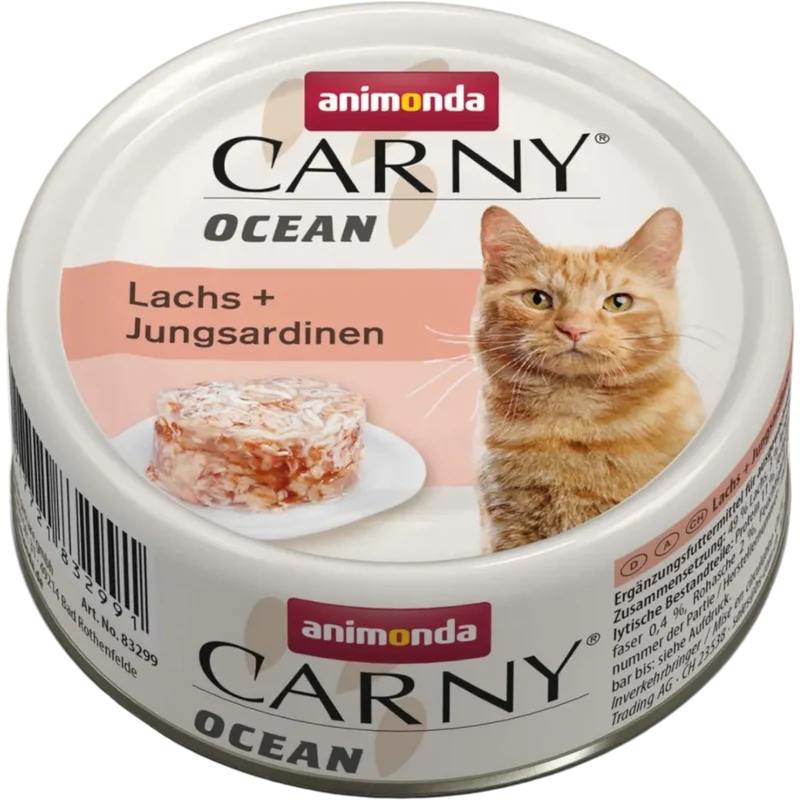 Carny Adult Ocean Lachs + Jungsardinen – Fischgenuss mit Mehrwert