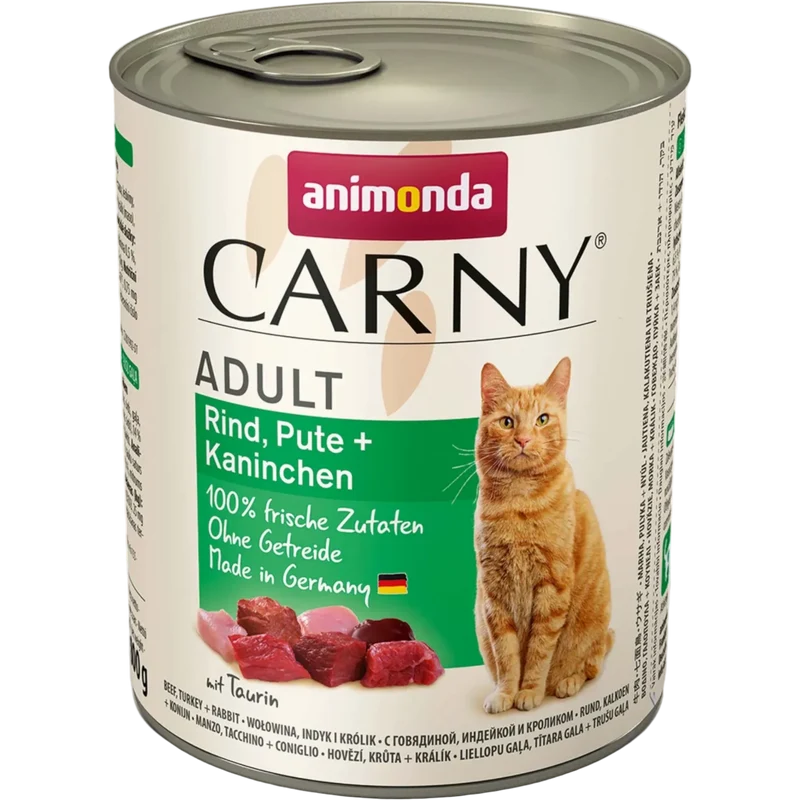 Carny Adult Rind, Pute + Kaninchen – Fleischvielfalt mit Premium-Anspruch