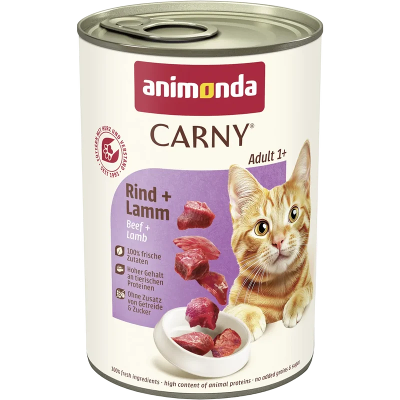 Carny Adult Rind + Lamm – Bekömmlicher Fleischgenuss mit klarer Linie