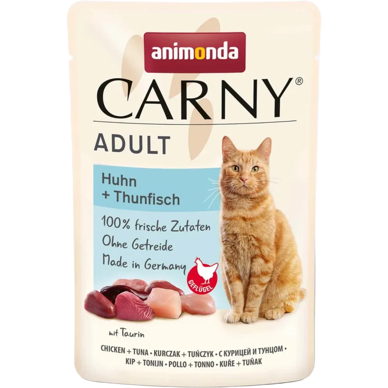 Carny Adult Huhn + Thunfisch – Leckere Kombination aus Fleisch und Fisch für Ihre Katze