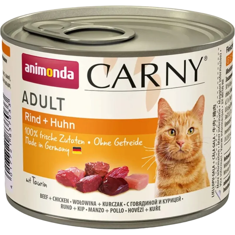 Carny Adult Rind + Huhn – Purer Fleischgenuss für Katzen