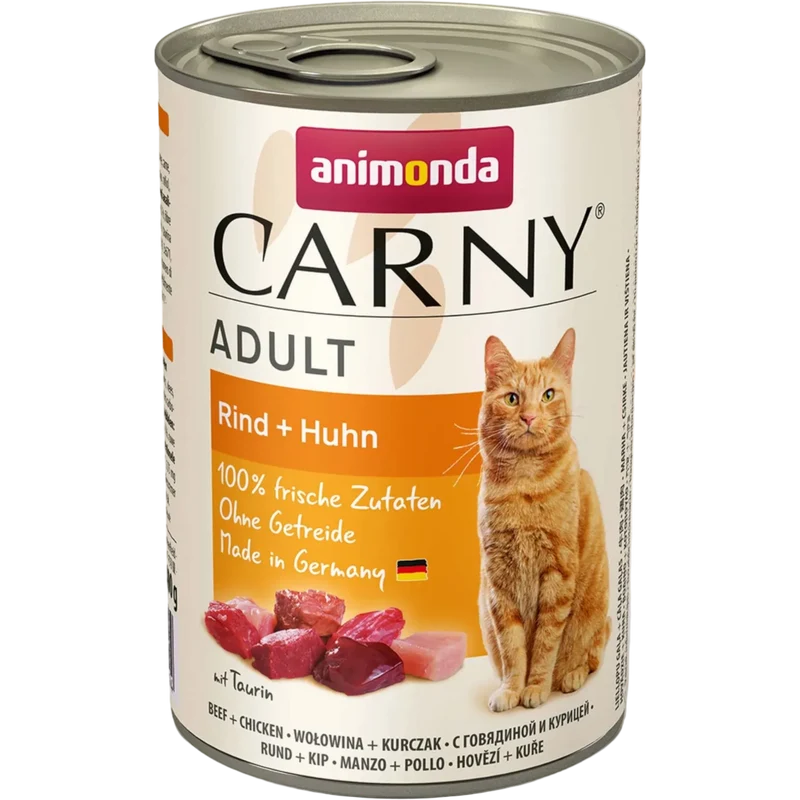 Carny Adult Rind + Huhn – Purer Fleischgenuss für Katzen