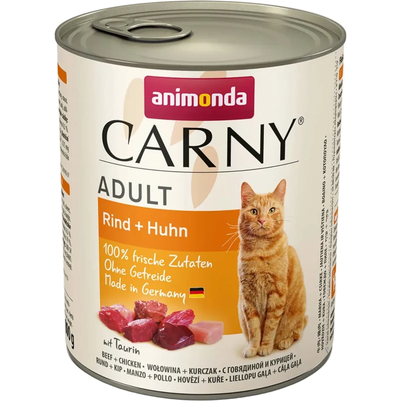 Carny Adult Rind + Huhn – Purer Fleischgenuss für Katzen