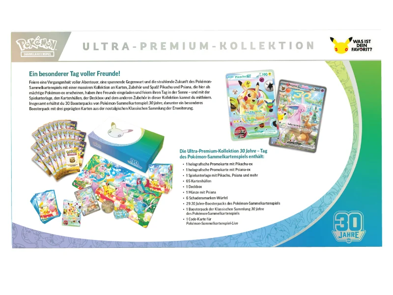 Pokémon Ultra-Premium-Kollektion 30 Jahre Tag