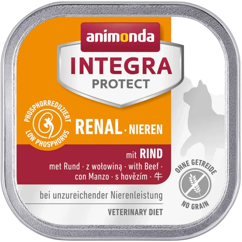 INTEGRA PROTECT Adult Renal mit Rind Strategische Nierendiät – entwickelt für maximale Entlastung, hohe Akzeptanz und spürbare Ergebnisqualität.