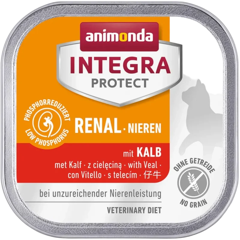 INTEGRA PROTECT Adult Renal mit Kalb Die zielgerichtete Renal-Lösung für Katzen mit eingeschränkter Nierenfunktion