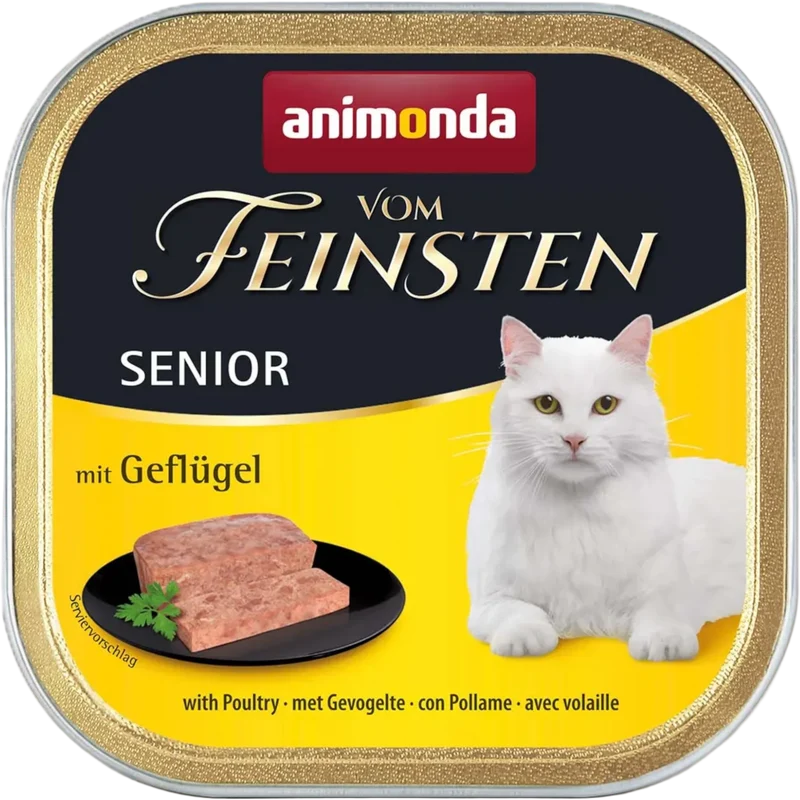 Vom Feinsten Senior Pastete mit Geflügel Seniorengerechte Premium-Ernährung