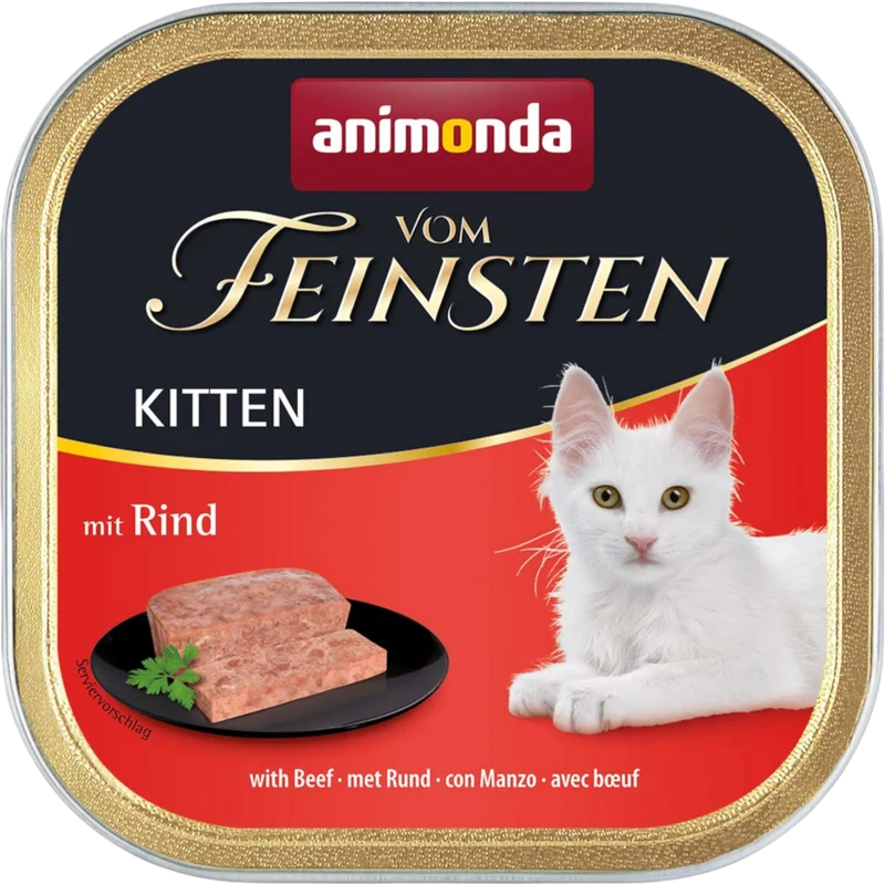 Vom Feinsten Kitten mit Rind Zielgerichtete Premium-Ernährung für einen optimalen Start ins Katzenleben.