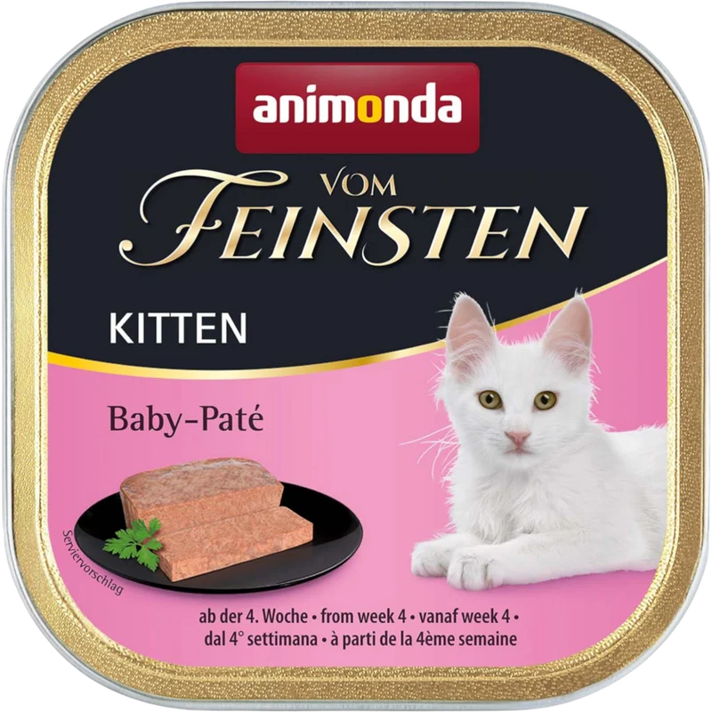 Vom Feinsten Kitten Baby-Paté Frühkindliche Premium-Ernährung mit klarer Wohlfühl-Performance.