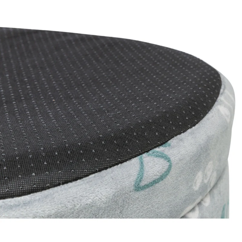Hundebett Jimmy Softplüsch, oval, hellgrau
