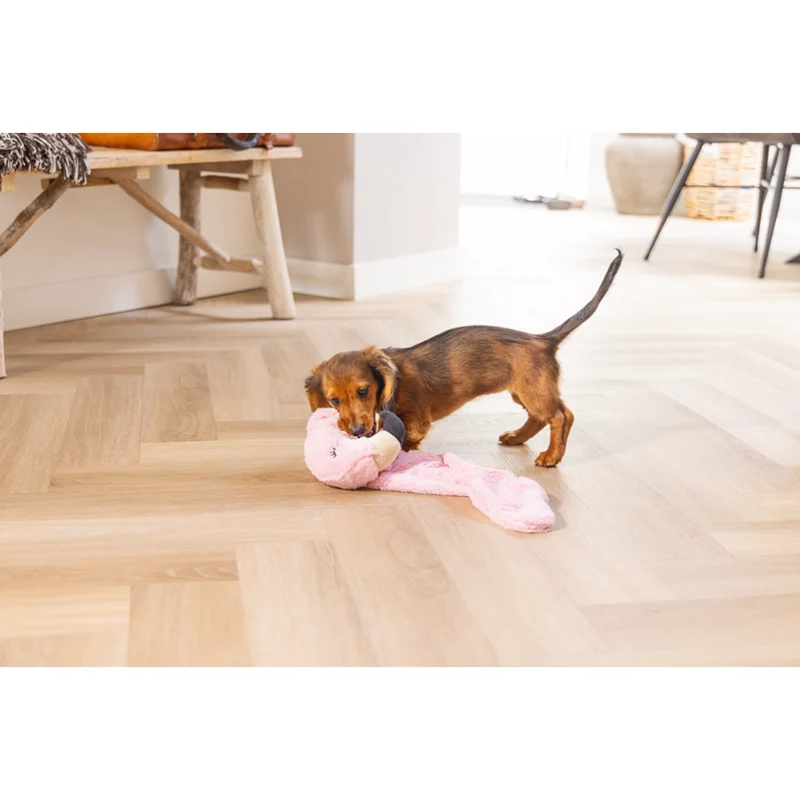 Puppy Welpen Hundespielzeug Flatino Flamingo Fe