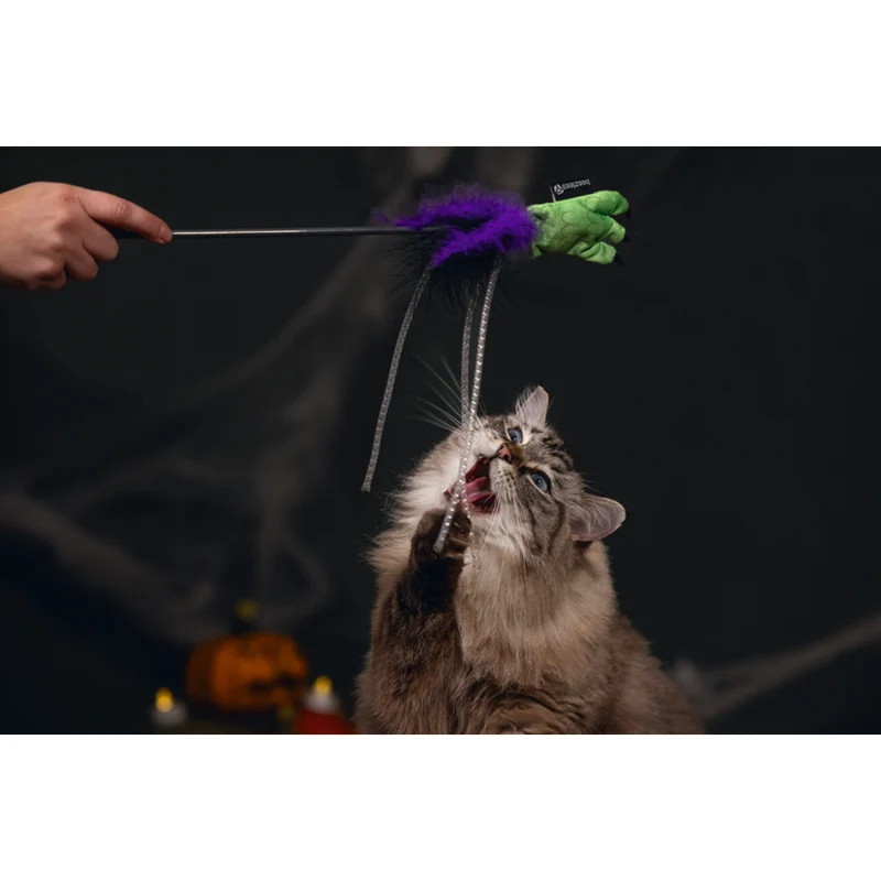 Beeztees Halloween Katzenangel Freaky, 40 cm