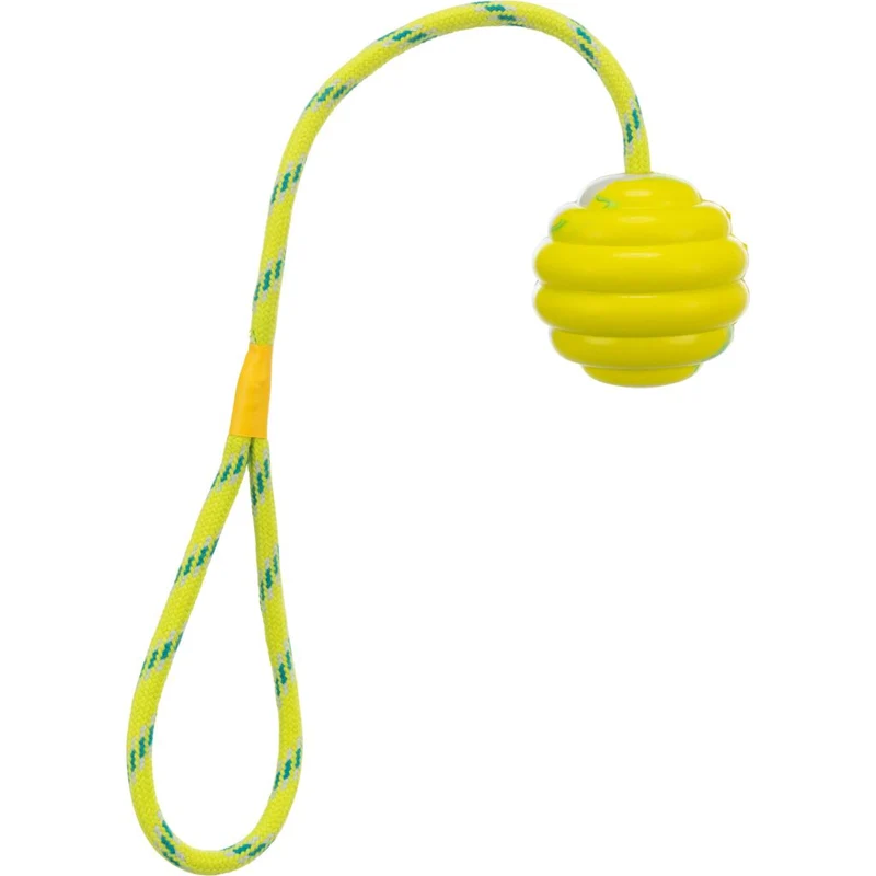 Wellenball am Seil, Naturgummi
