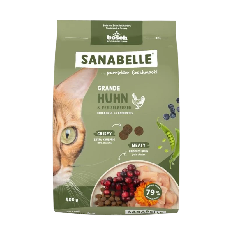 Sanabelle Grande – Huhn für große Katzen & intensives Kauerlebnis